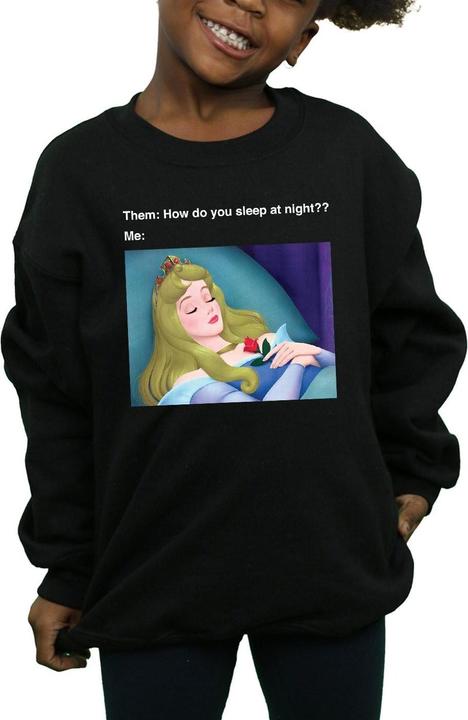 Actual product image Disney Girls Sleeping Beauty Meme Sweatshirt (152, 158)