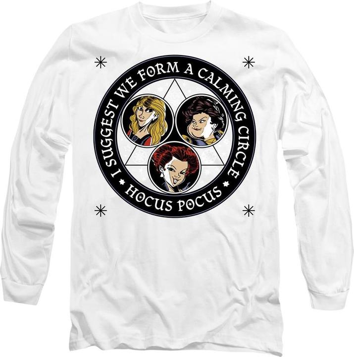 Actual product image Universal Textiles Unisex Adult Form A Calming Circle Sanderson Sisters T-Shirt (L)