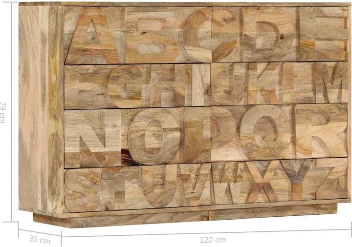 Image du produit VidaXL Buffet (120 x 35 x 79 cm)