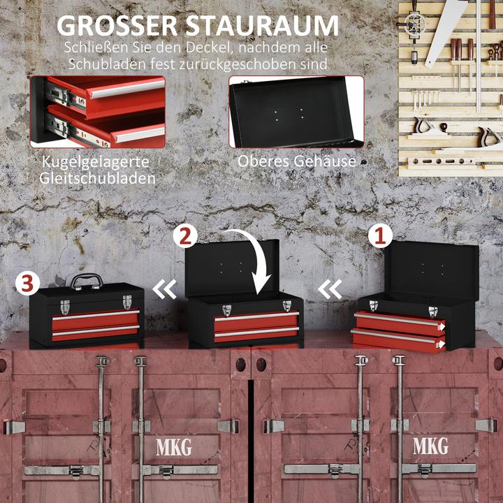 Actual product image Durhand Tool box with 2 drawers (1 pieces)