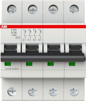 Image du produit ABB Disjoncteur UC D 50A 4p 400V 2CDS254001R0501
