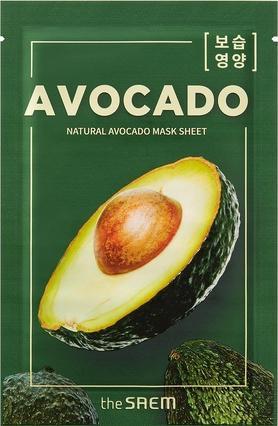 The Saem Natural Mask Sheet Avocado (21 ml)
