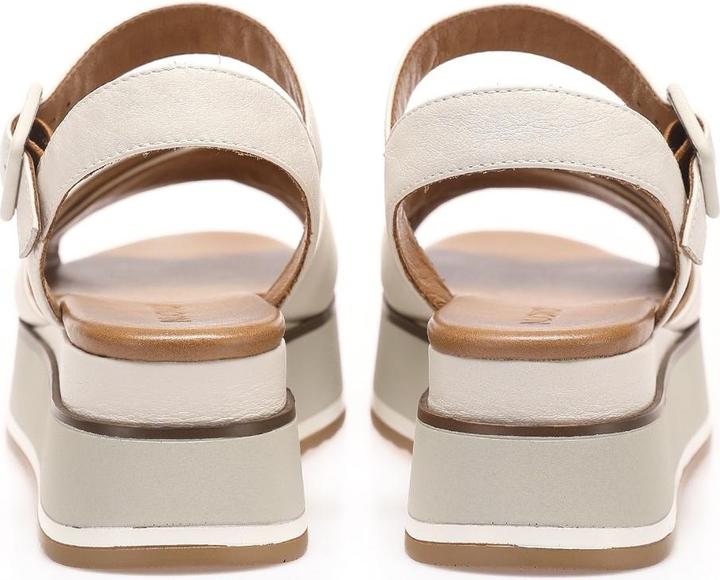 Immagine prodotto Inuovo Questo sandalo con zeppa alla moda è una boccata d'aria fresca. Il modello è realizzato in pelle di (39)