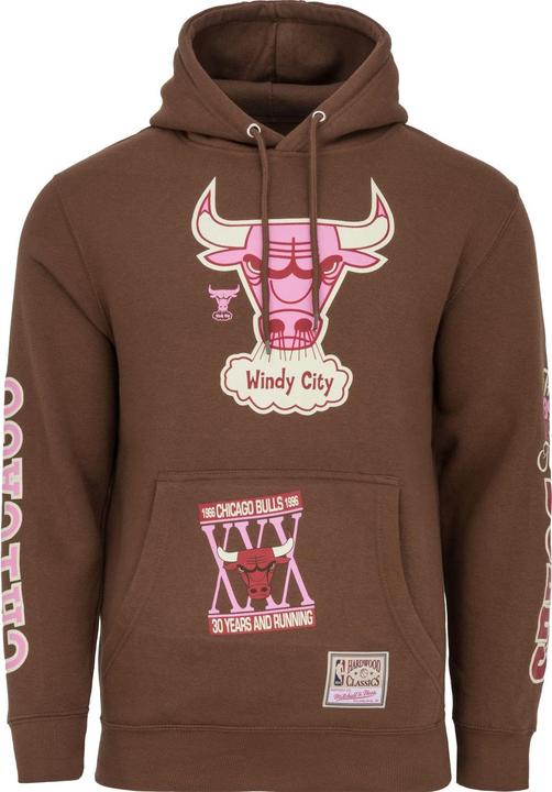 Produktbild Mitchell & Ness Fleece Hoody - BROWN SUGAR Chicago Bulls - S (S)