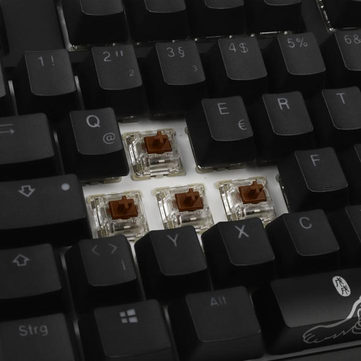 Produktbild Ducky ONE 2 Backlit PBT Gaming Tastatur, MX-Brown, RGB LED (DE, Kabelgebunden)