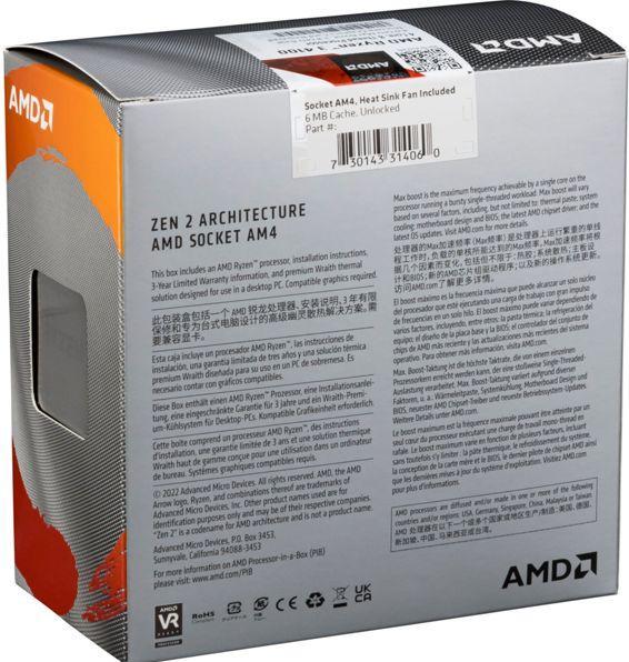 Actual product image AMD Ryzen 3 4100 (AM4, 3.80 GHz, 4 -Core)