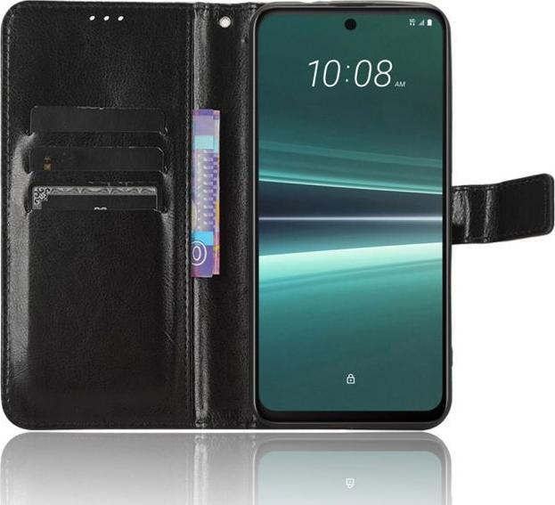 Actual product image MU Classic Crazy Horse III Leather Bookcover Series (HTC U23 Pro)