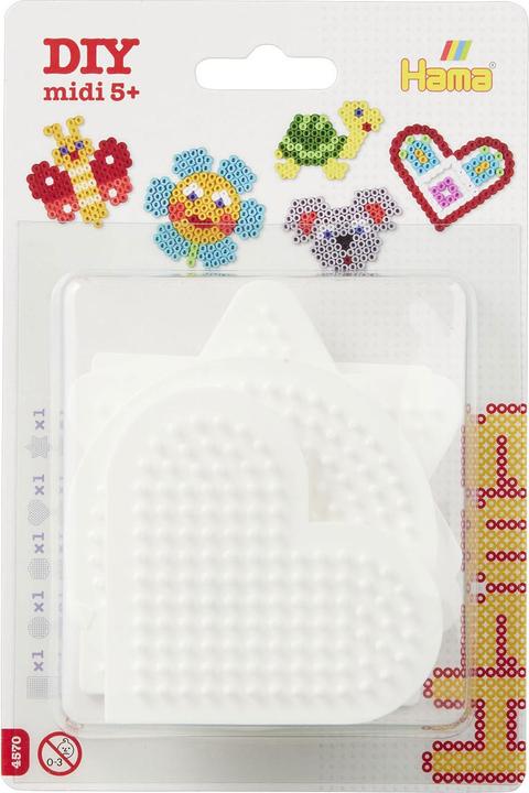 Immagine prodotto Hama Perlen Quadrato, Cerchio, Esagono, Cuore, Stella