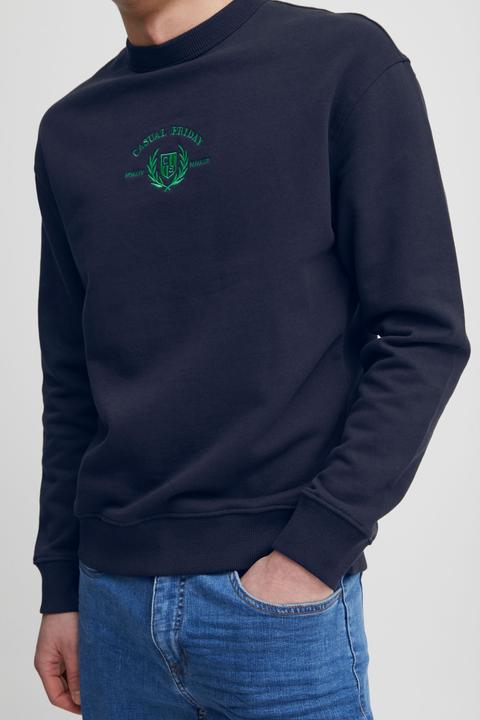 Produktbild Casual Friday CFSage relaxed sweat w. embroidery - 20504729 (XL)