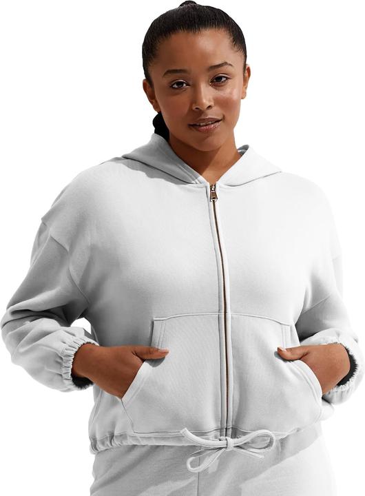 Actual product image Tri Dri Womens/Ladies Recycled Cropped Oversized Full Zip Hoodie (L, XL)