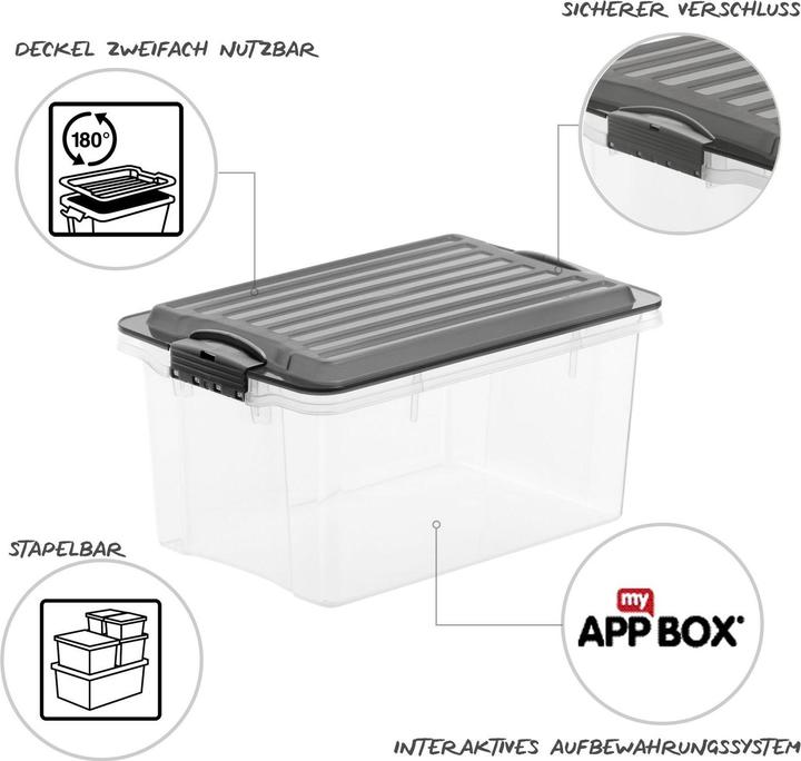 Produktbild Rotho Compact (27 x 18.5 x 15 cm, 4.50 l)