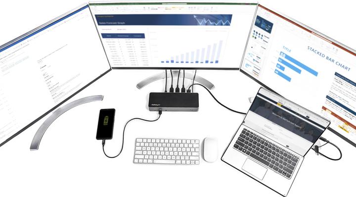 Produktbild StarTech DK31C3HDPDUE (USB-C, USB-A, 14 Ports)
