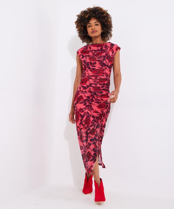 Produktbild Joe Browns Rouched Floral Mesh Midi Dress (42)