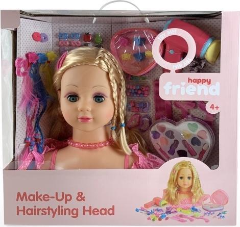 Productafbeelding happytoys Make Up Poppenkop - Blond (804012)