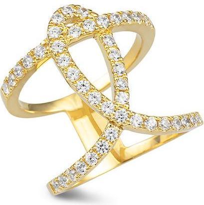 Produktbild Breuning RING - BRILL. 0,989 Ct. H/si (58, 585/14 K Gold)