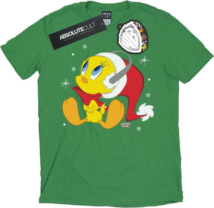 Immagine prodotto Looney Tunes Christmas Tweety Maglietta Ampia Donna (XXL)