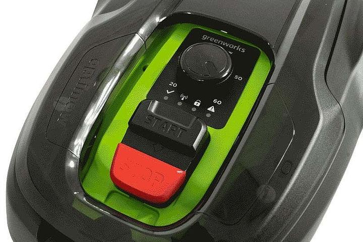 Productafbeelding Greenworks 2513207, robotmaaier, 450 m², 17 cm, 2 cm, 6 cm, 450 m² (450 m²)