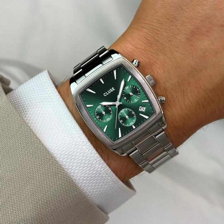 Image du produit Cluse Quartaut Chrono Silver (Chronographe, 35 mm)