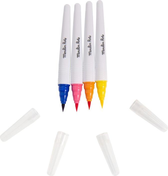 Produktbild Moulin Roty 12 Pinsel-Filzstifte, Les Schmouks (Coloré, 12 x)