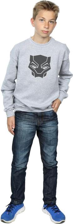 Actual product image Boys Black Panther Black On Black Sweatshirt (116)