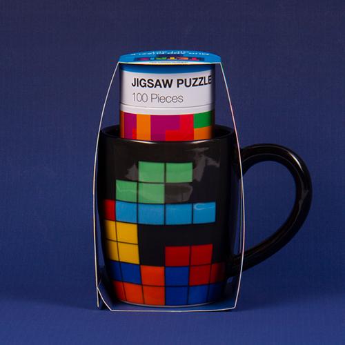 Actual product image Fizz Creations Tetris Cup & Puzzle Set (255 ml, 1 x)