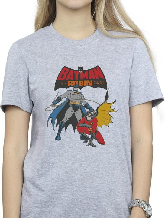 Image du produit Femme/Les femmes Batman et Robin - T-shirt boyfriend en coton (4XL)