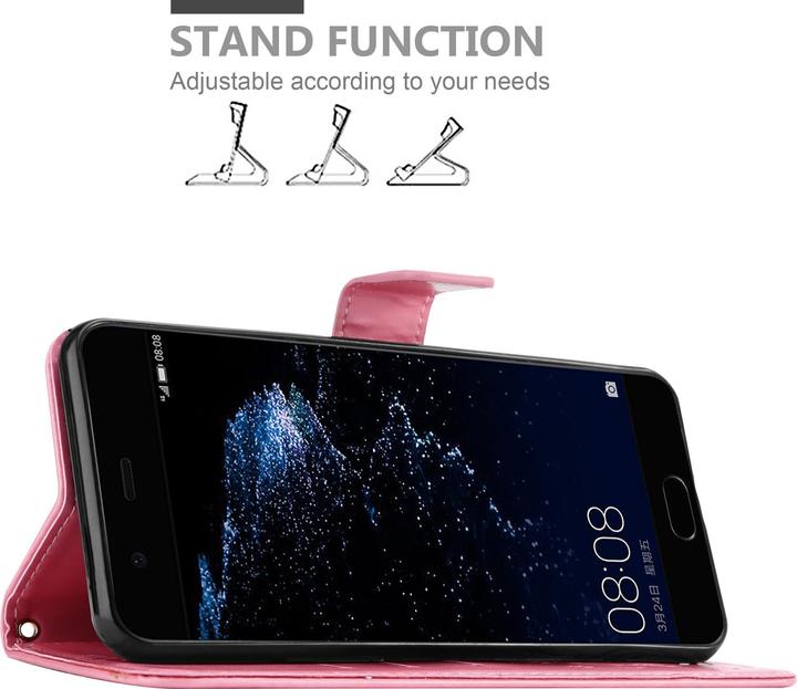 Productafbeelding Cadorabo Bloemen Boekomslag (Huawei P10 Plus)