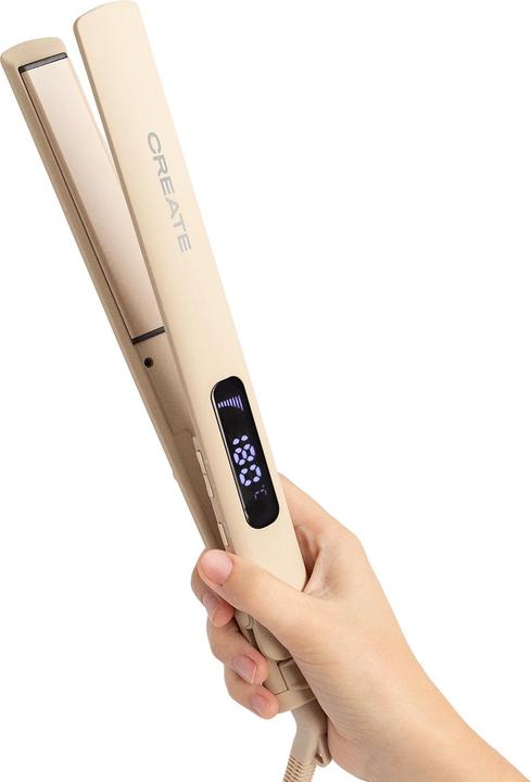 Actual product image Create Ceramic Styler Slim Sand (Straightening iron)