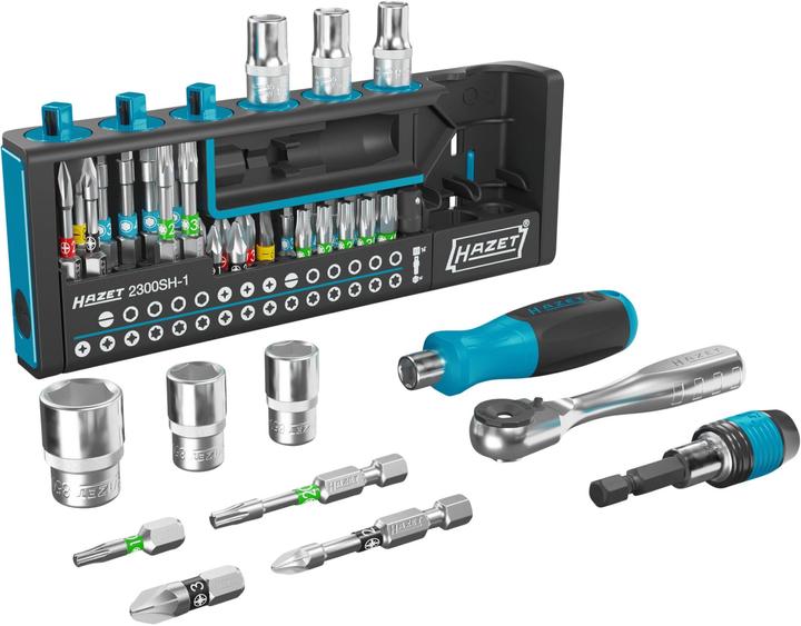 Produktbild HAZET 2300SH-1 (Kreuz Phillips PH M1, Kreuz Phillips PH M3, Kreuz Pozidriv PZ M1, Kreuz Pozidriv PZ M3)