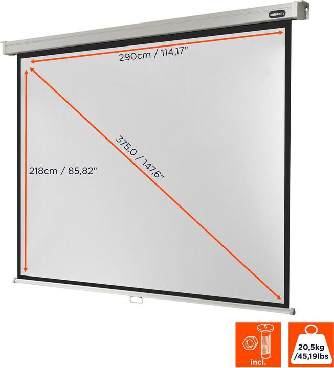 Produktbild Celexon Rollo Professional, Leinwand, 4:3 (142.91", 4:3)