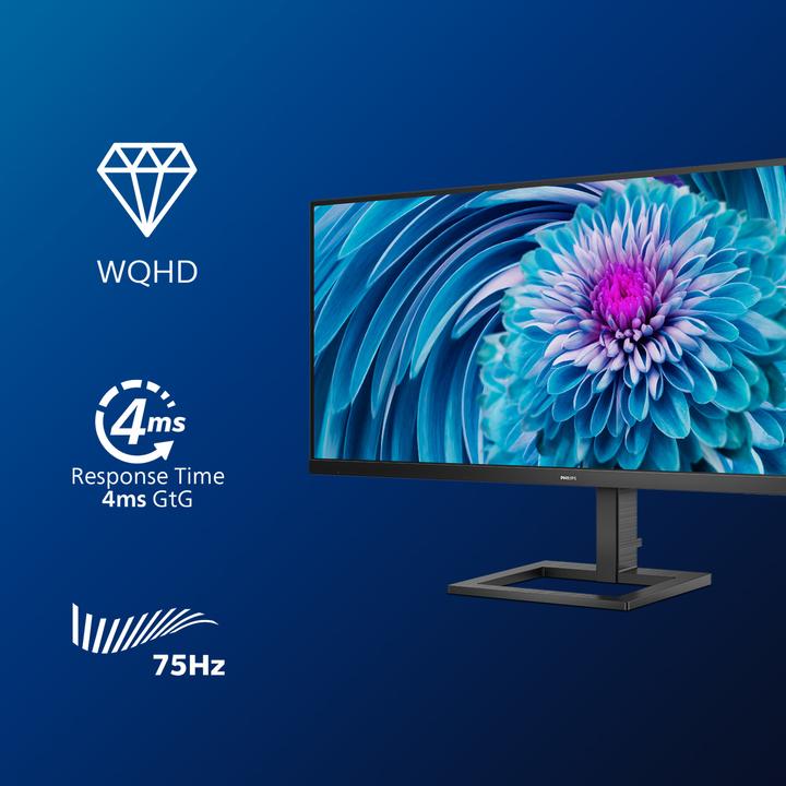 Produktbild Philips 345E2AE/00 (3440 x 1440 Pixel, 34")