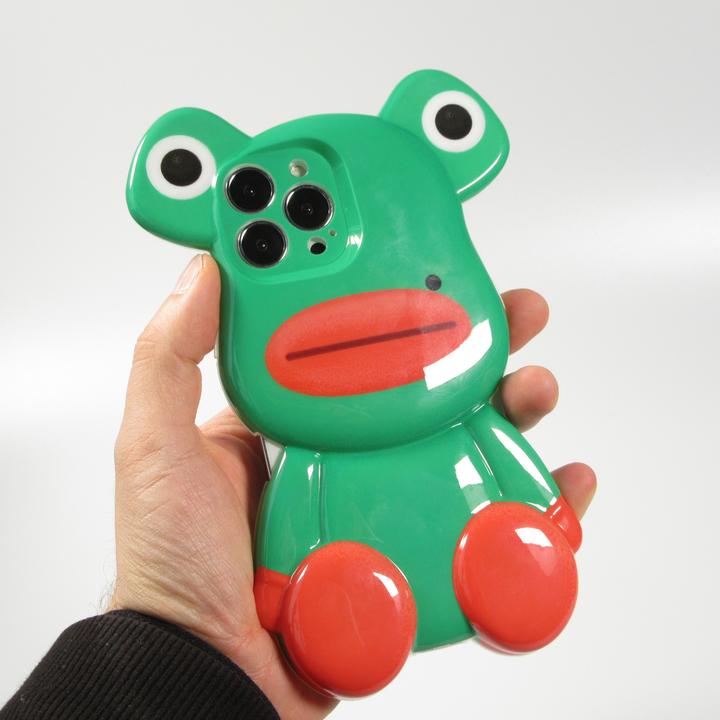 Produktbild PhoneLook Hülle Lustiger 3D Frosch mit Leberfleck (Apple iPhone 13 Pro Max)