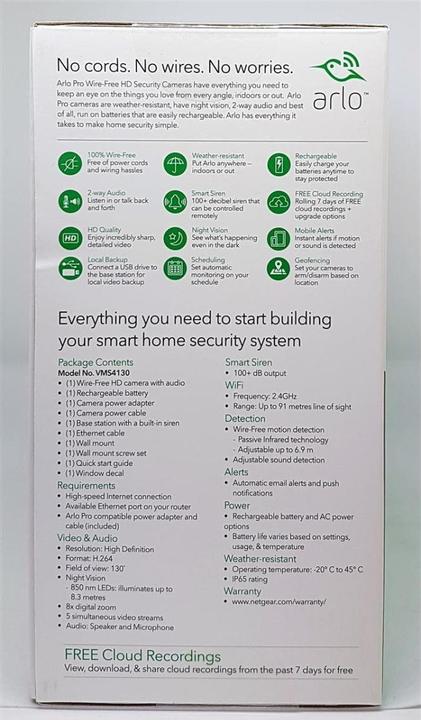 Productafbeelding Arlo Pro - Set van 1 (1280 x 720 pixels)