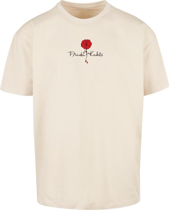 Produktbild Merchcode Frida Kahlo - Logo rose Heavy Oversize Tee - 116581 (4XL)