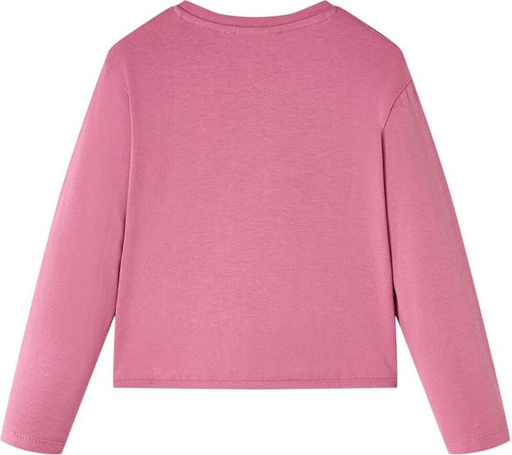 Produktbild VidaXL Kinder-Langarmshirt Himbeerrosa 128,Material: 95 (128)