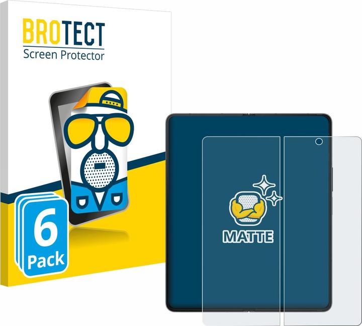 Actual product image BROTECT Protector Anti-Glare (6 Piece, Samsung Galaxy Z Fold4)