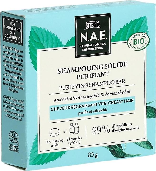 Image du produit N.A.E. Naturale Antica Erboristeria shampooing solide clarifiant 85 g (Shampoing solide)