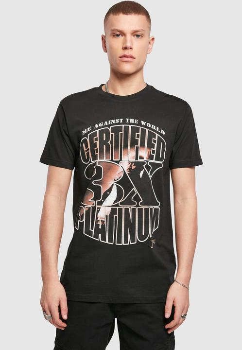 Actual product image MT Tupac Me Against the World Platinium Tee (S)