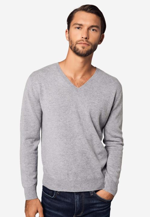 Immagine prodotto Bellemere Pullover Solid V-Neck Merino Sweater (XL)