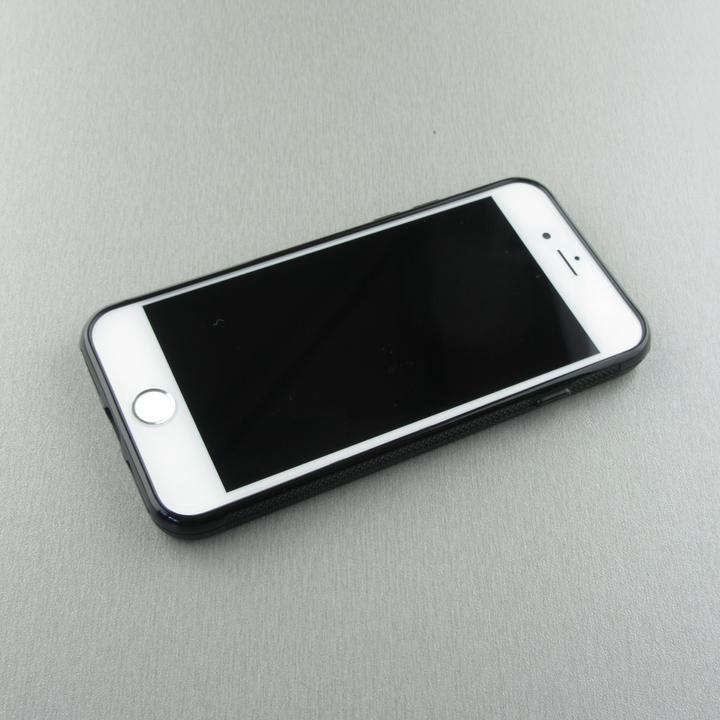 Produktbild PhoneLook Hülle Silikon schwarz Easter 2023 flower bunny (Apple iPhone 7)