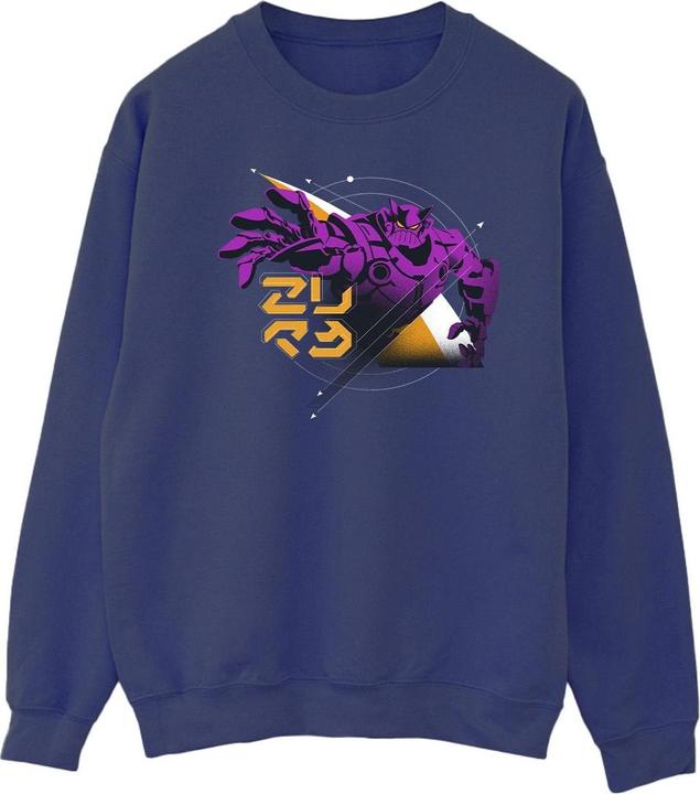 Actual product image Disney Mens Lightyear Zurg Space Circle Sweatshirt (XL)