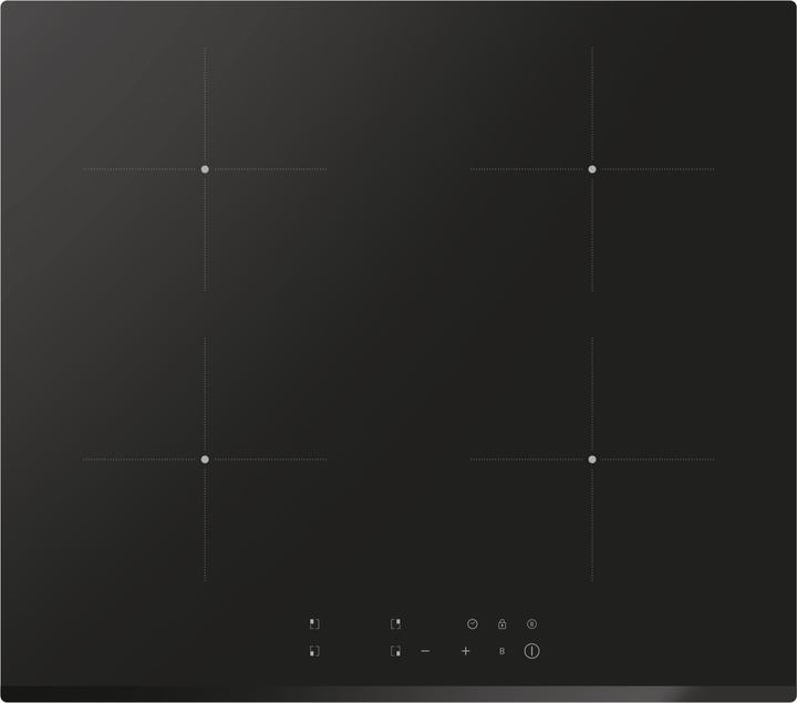 Actual product image Hoover HI624TCT/1 Black Built-in Zone induction hob 4 zone(s)