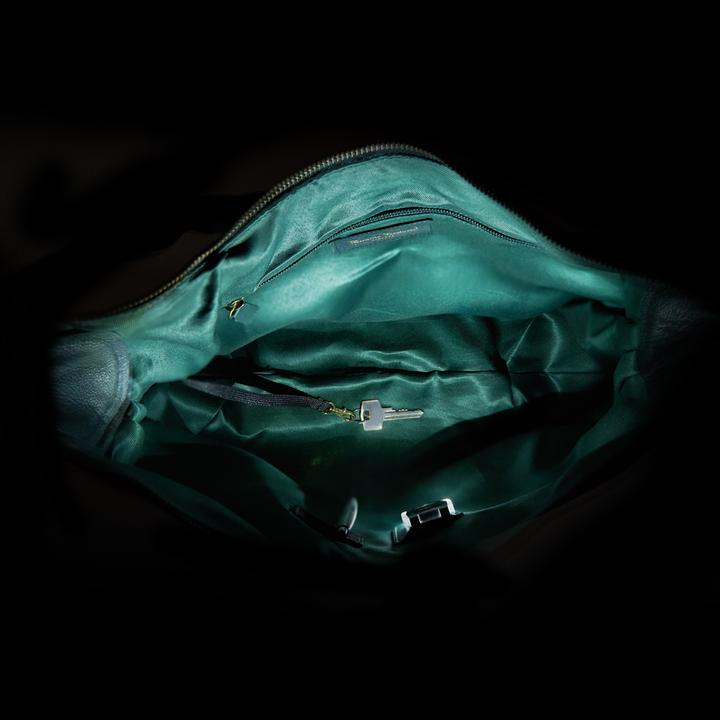 Actual product image Riccardo Ferducci Handbag, LED light compartment, Bellini