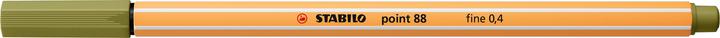 Actual product image STABILO Point 88 fine ink pen (Mud Green, 1 x)