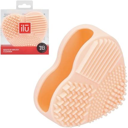 Ilu T4B Brush Cleaner Make up Brush Cleaner Silicone Cosmetic Brush Cleaning (Orange)