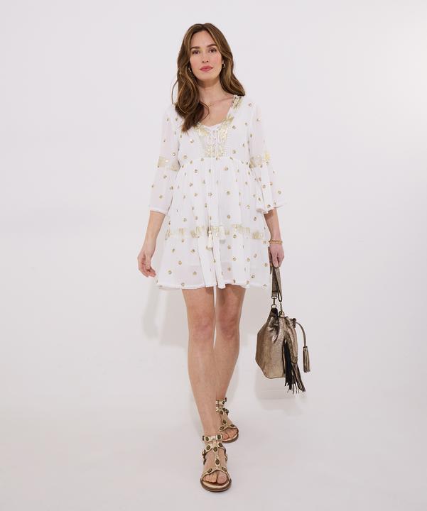 Actual product image Joe Browns Sequin Embroidered Long Sleeve Tunic Dress (18)