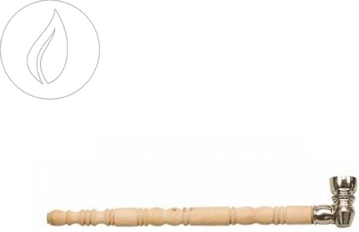 Actual product image Kulu Wood Metal Pipe 23.5 cm