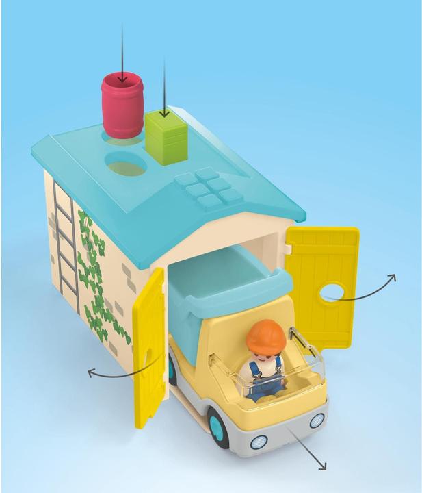 Immagine prodotto Playmobil Camion con garage di smistamento (71686, Playmobil Junior)