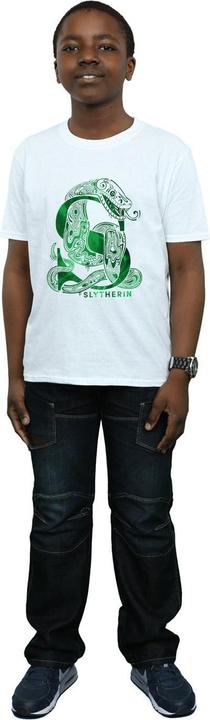 Actual product image Boys Slytherin Snake T-Shirt (128)