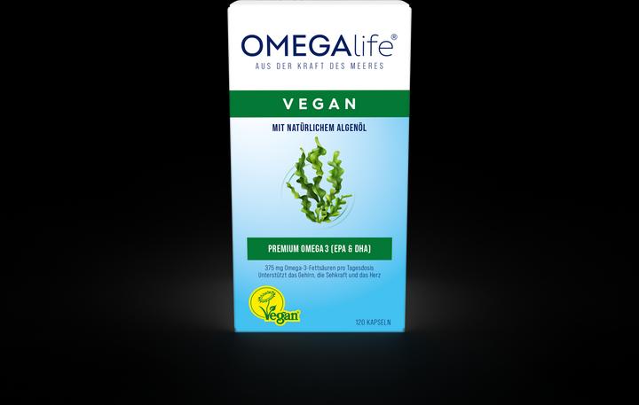 Image du produit Omega-Life Huile d'algues (120 pièce(s), Capsules, 120 g)